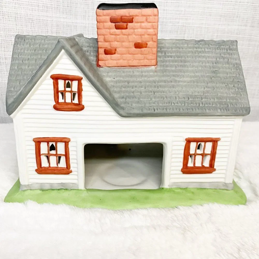 Vintage Partylite Ceramic Farmhouse Candle Holder - Picture 2 of 4